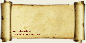 Neda Ćebić vizit kartica